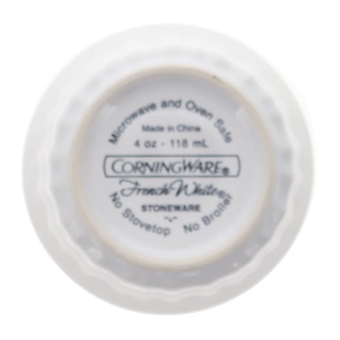 4oz Round French White Ramekins Bowl (2-Pack) K254513