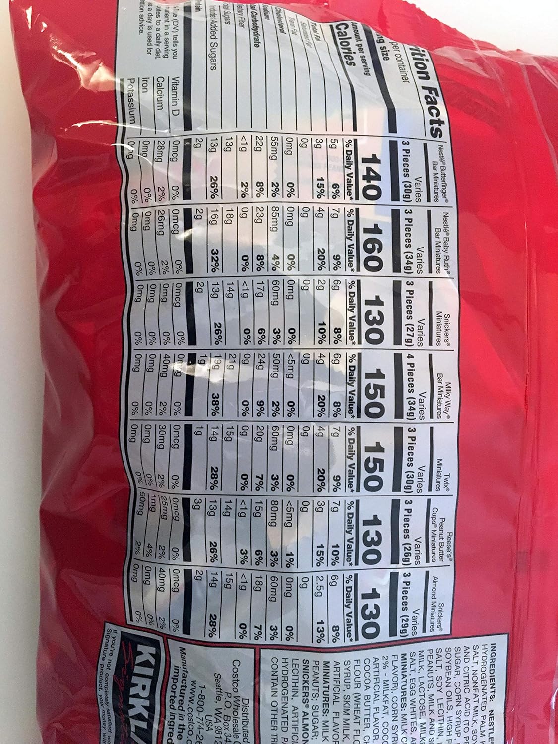 Mini Chocolates Variety Pack 5 Lb Bag I494657