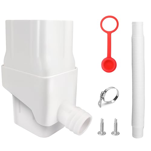Downspout Rainwater Collection, Rain Barrel Diverter Kit Fits 2 “x 3’’ Standard Downspoutand, Rainwater Collection System-Black