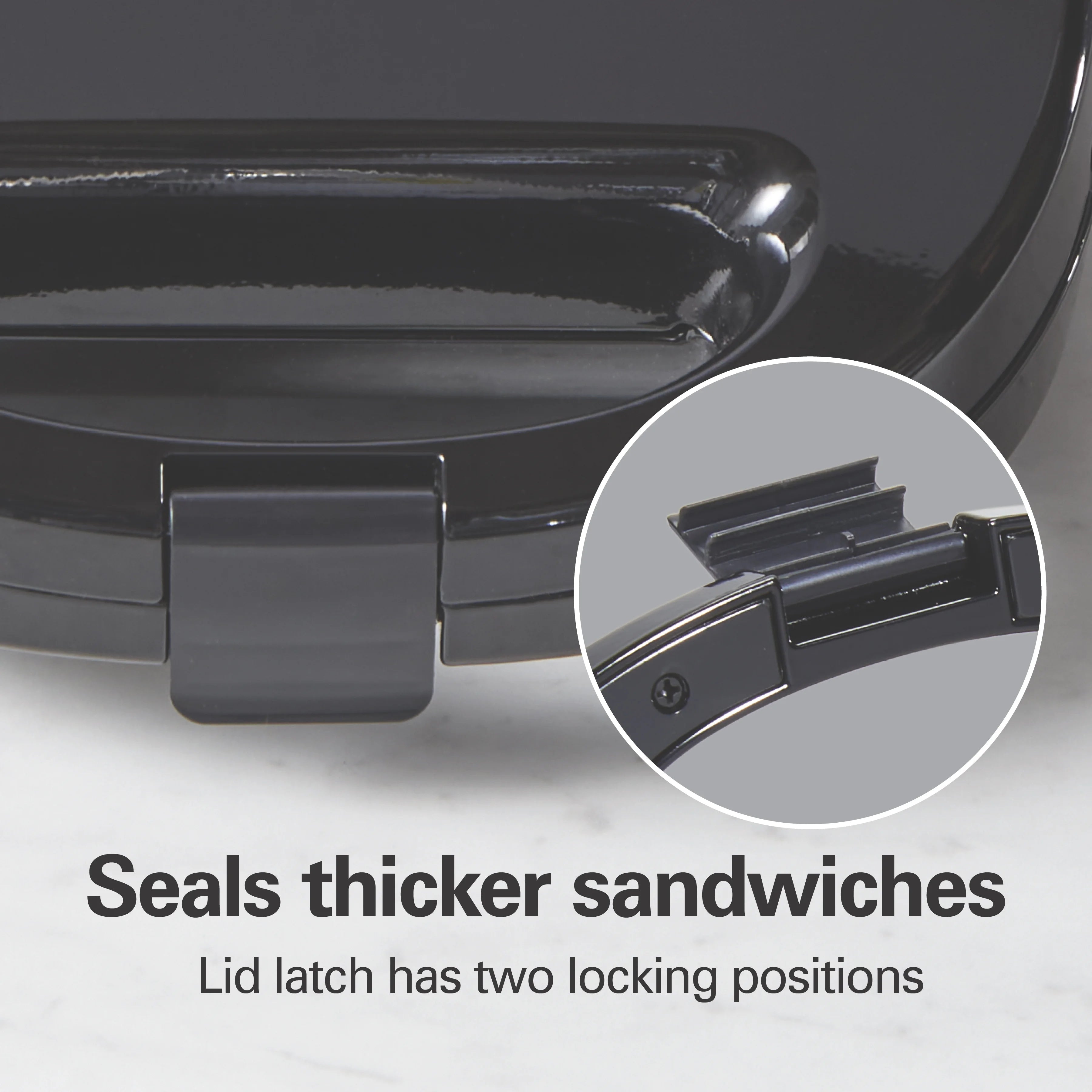 Nonstick Sandwich Maker, Compact and Easy to Store K81268