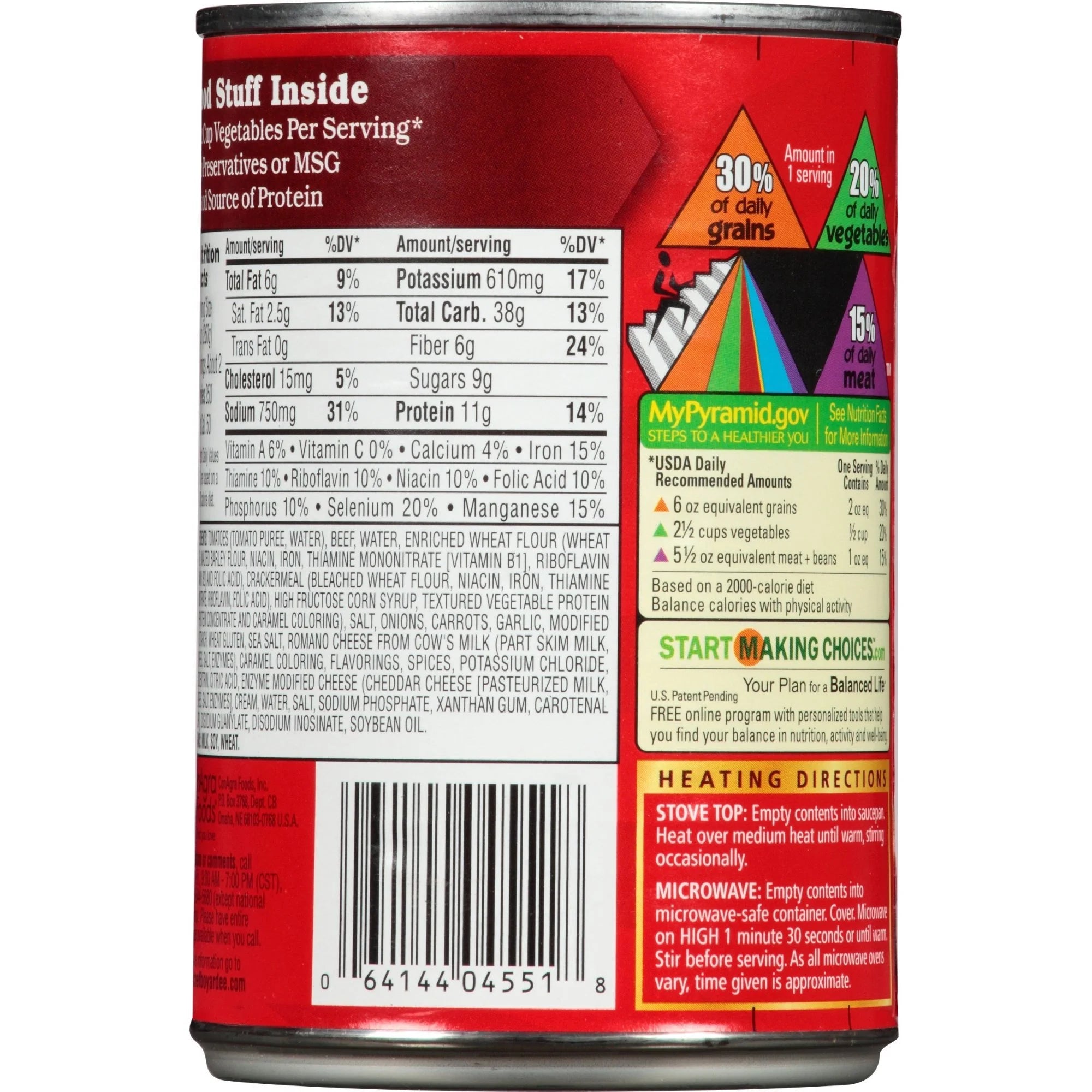 Beef Ravioli, 15 oz (Pack of 4) Z146349