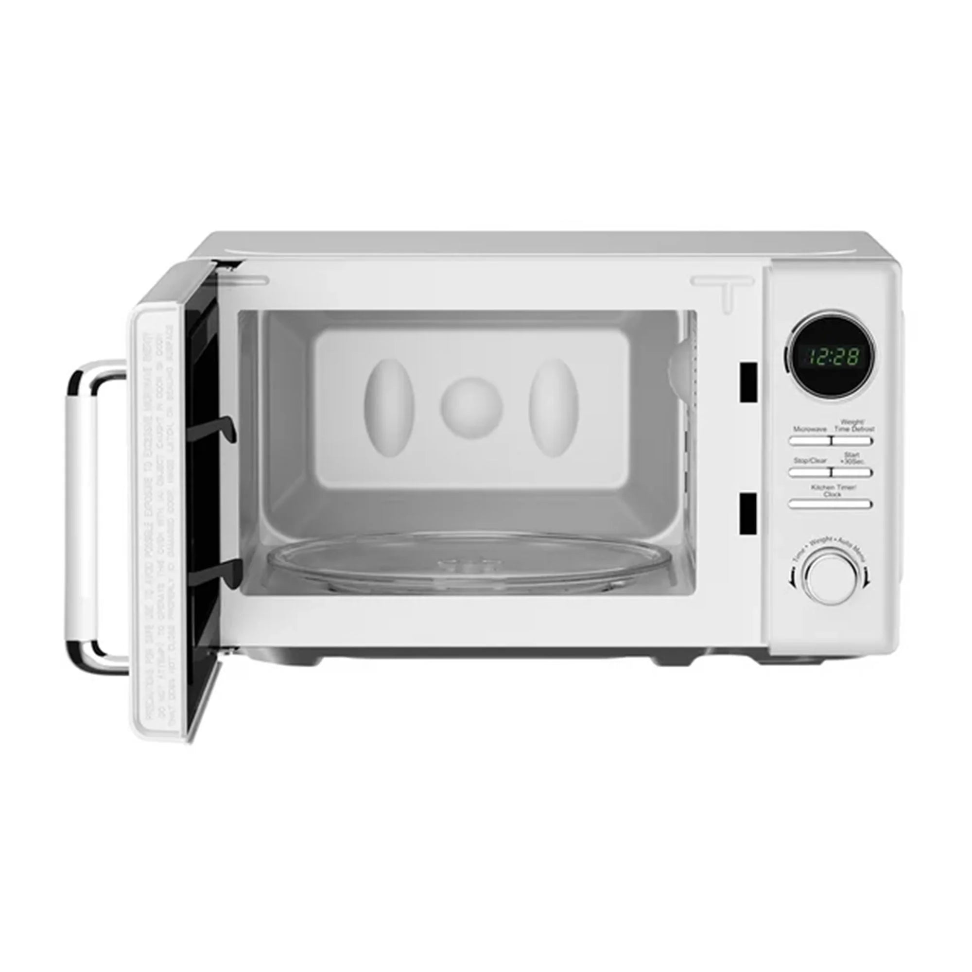 Retro Countertop Microwave, 0.7 cu ft, White R72057