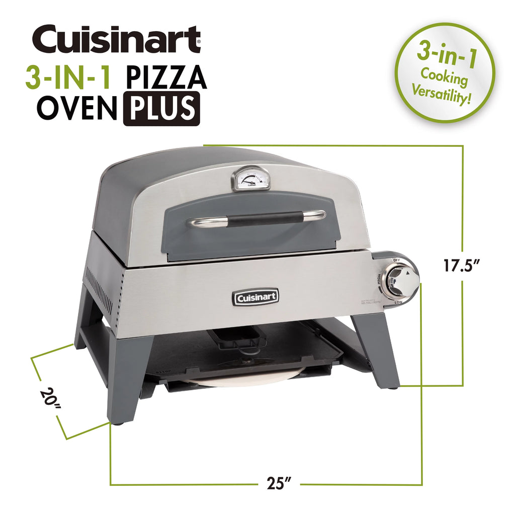3-in-1 Pizza Oven, Griddle, and Grill P147939