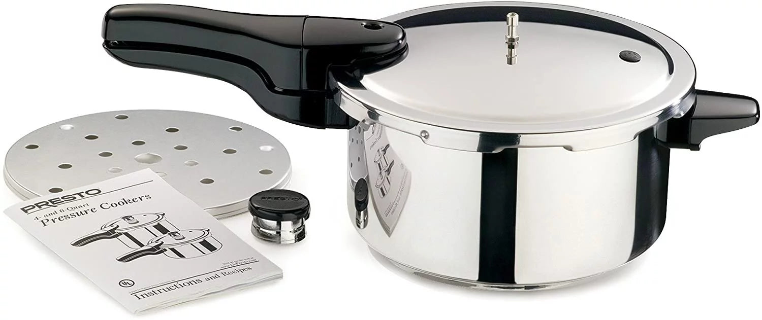 4-Quart Stainless Steel Pressure Cooker L75563