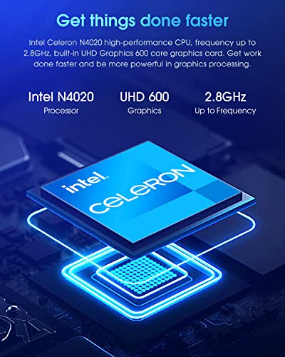 14.1'' Laptop, 256GB SSD, 8GB RAM, Windows 11, Intel Celeron N4020, FHD IPS Display K9652