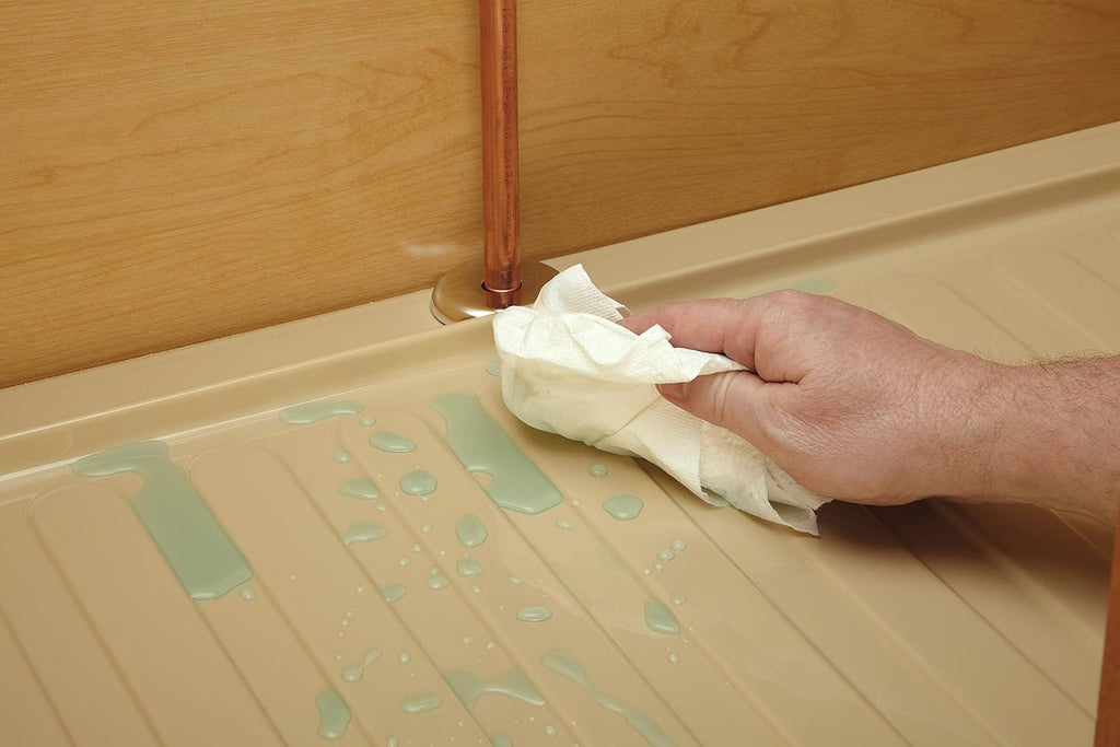 Under Sink Cabinet Drip Tray Mat Shelf Liner, Almond M7216