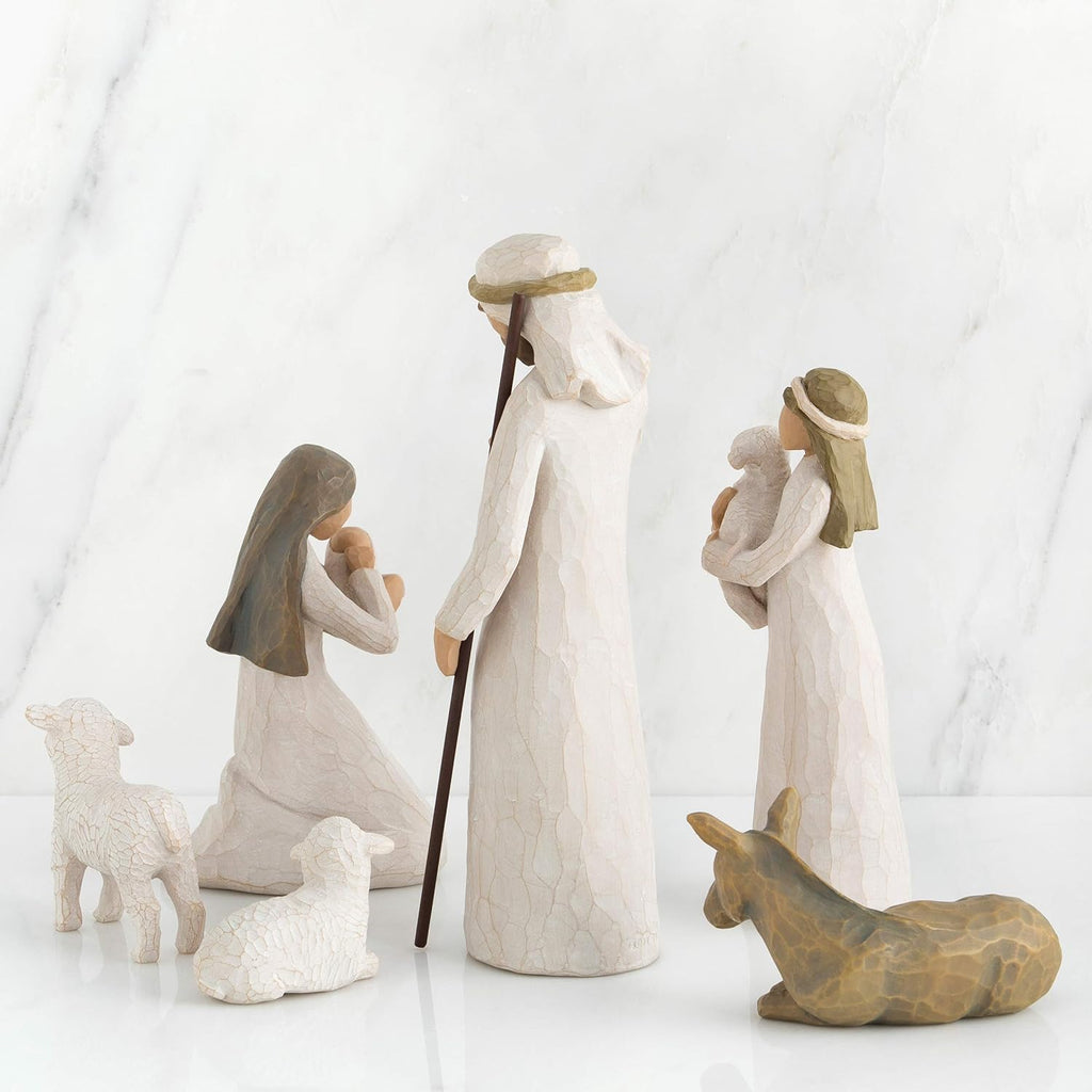 6-Piece Nativity Set, Hand-Painted Sculpted Figures Z297