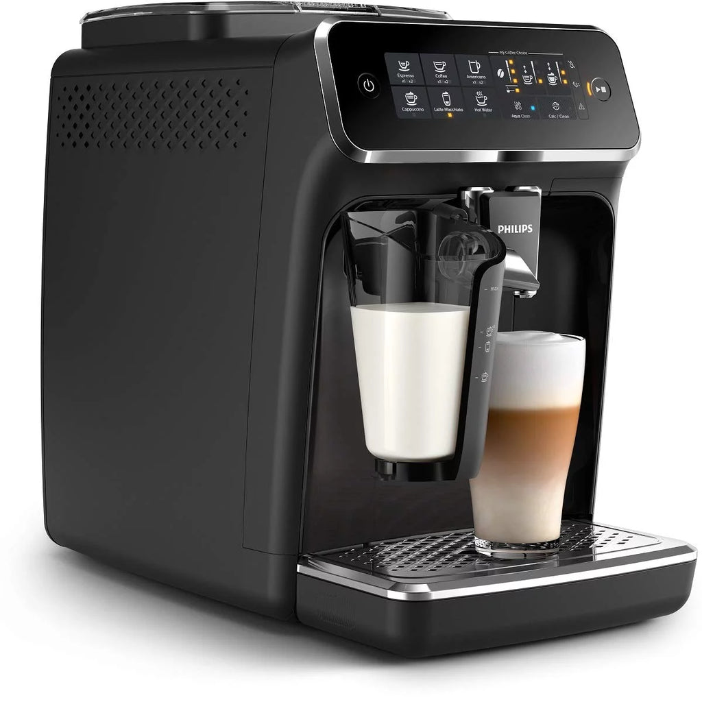 Fully Automatic Espresso Machine with LatteGo, Black J70298