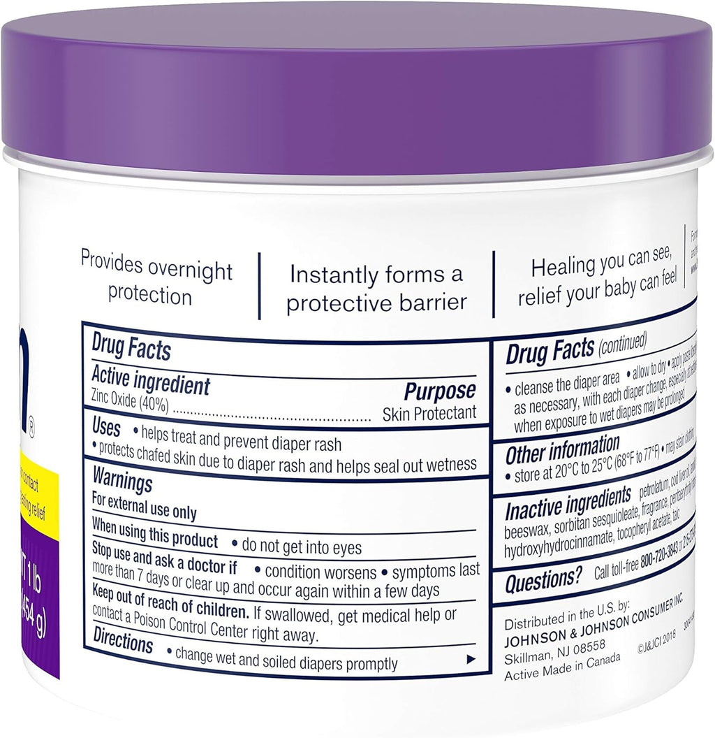 Diaper Rash Cream with 40% Zinc Oxide, 16 oz G1538