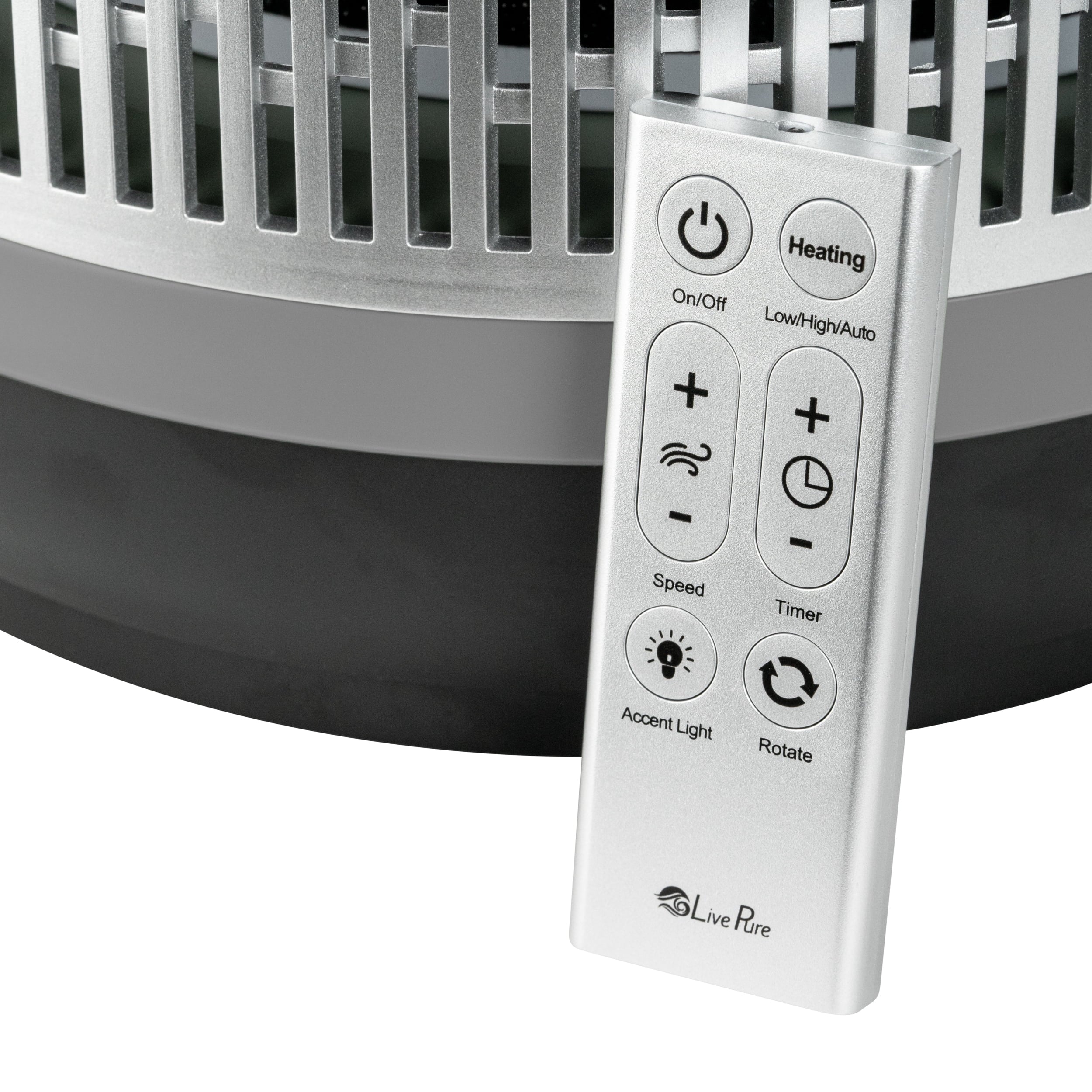 2 in 1 Air Purifier & Heater with HEPA Filtration, Compact for Bedrooms and Offices N221