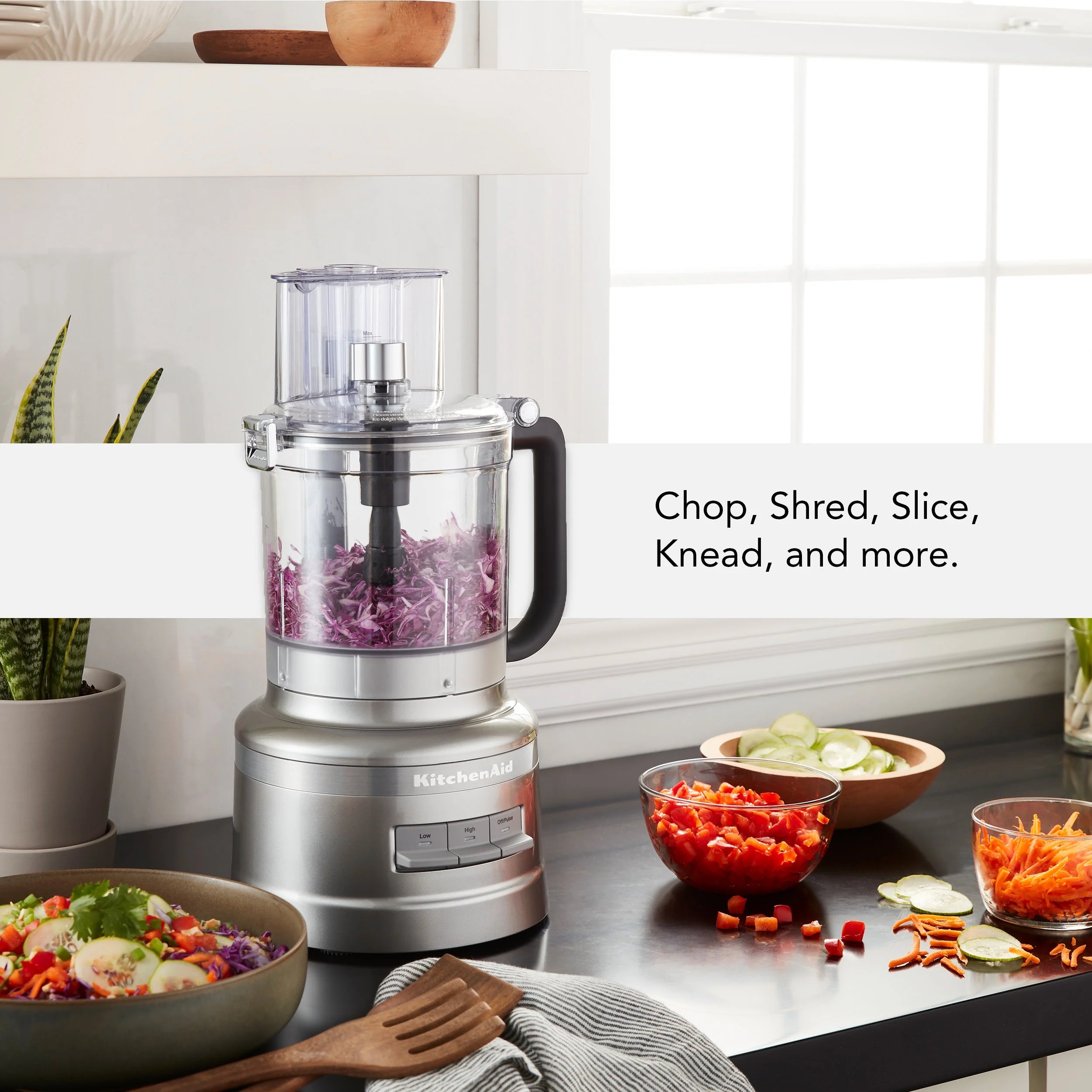 13-Cup Food Processor, Contour Silver V139