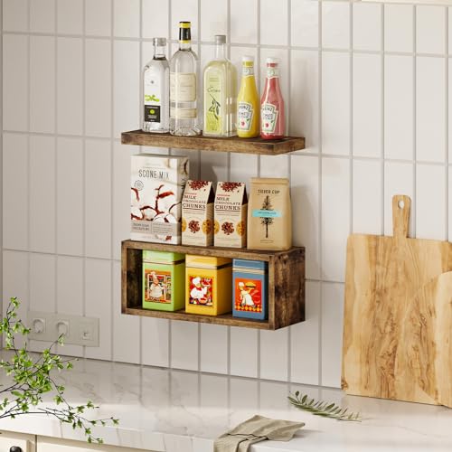 Floating Shelves for Bathroom Wall Decor with Hidden Brackets D992594