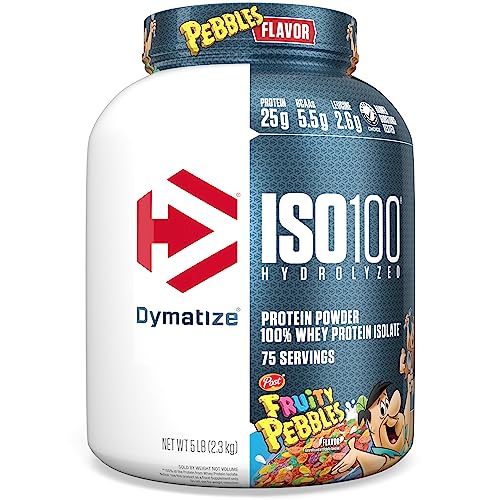 Hydrolyzed Whey Protein Powder, Cocoa Pebbles Flavor, 25g Protein, 5 Pound P3912