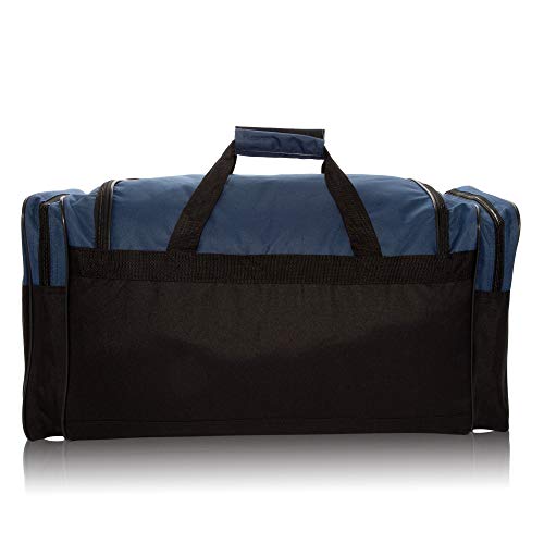 Extra Large Travel Duffle Bag Gray Black L7817