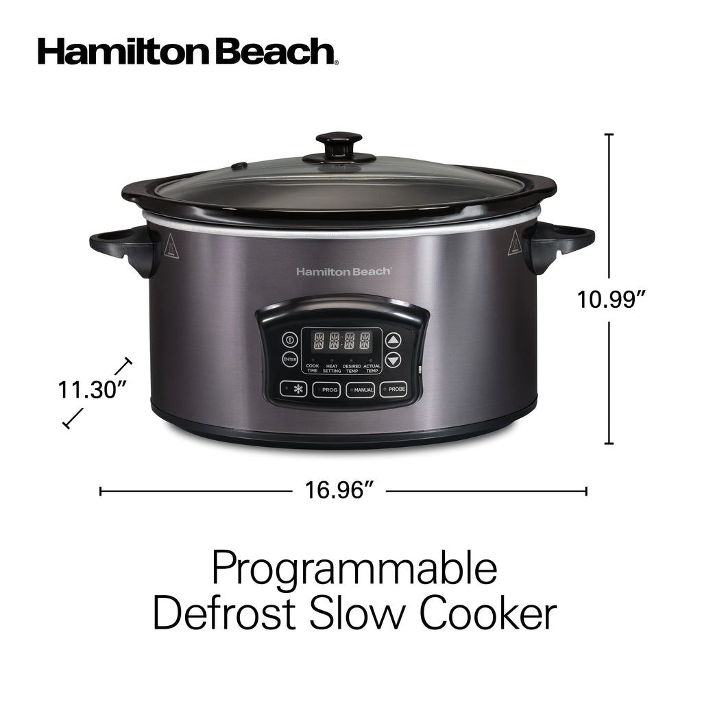 Programmable Slow Cooker, 6 Quart, Removable Crock C700206