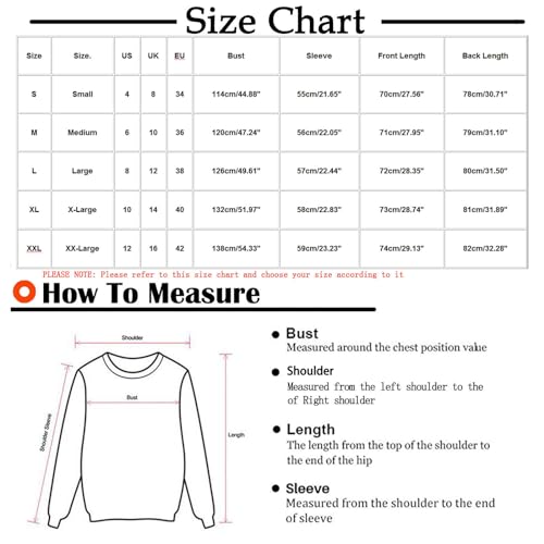 Oversized Crewneck Sweatshirts for Women Long Sleeve Pullover E6684