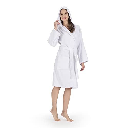 Women's Hooded Terry Bathrobe L369