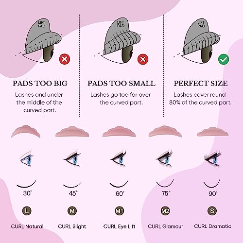 Eyelash Lift Kit with Perm Glue for Fuller Curled Lashes I725260