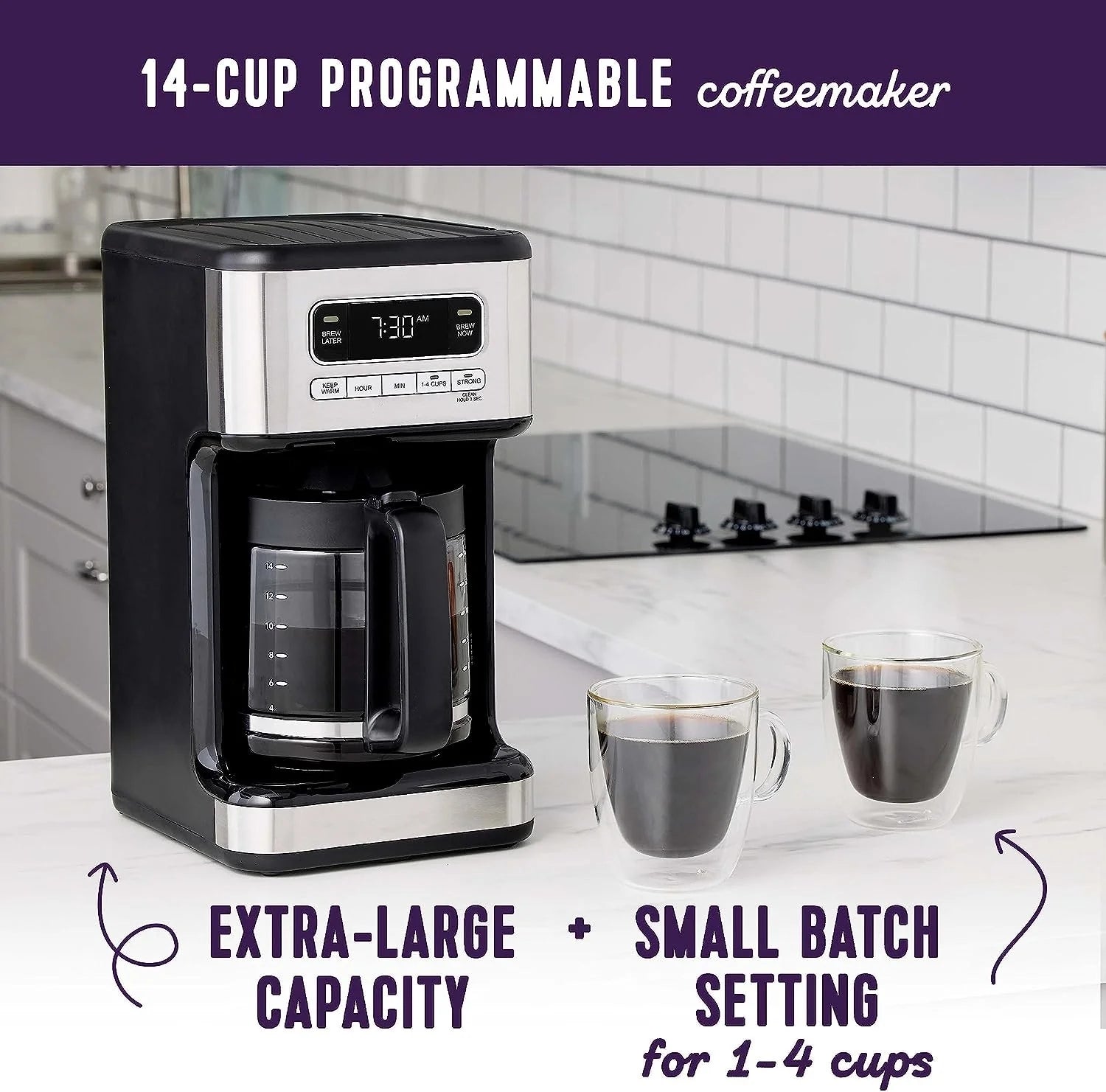 Programmable Coffee Maker, 14-Cup K7742