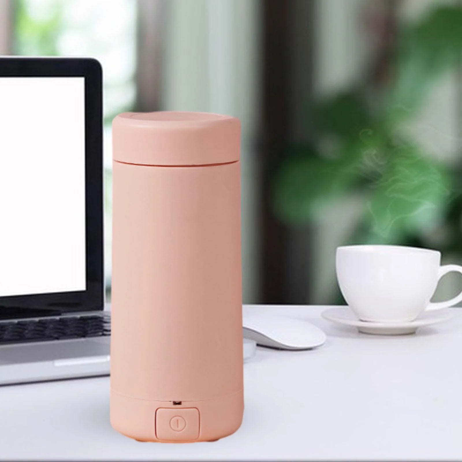 CUTICATE Portable Electric Hot Water Kettle Tea Hot Water Kettle, Boil Dry Protection Fast Boiling Water for Tea Office Travel Camping Pink