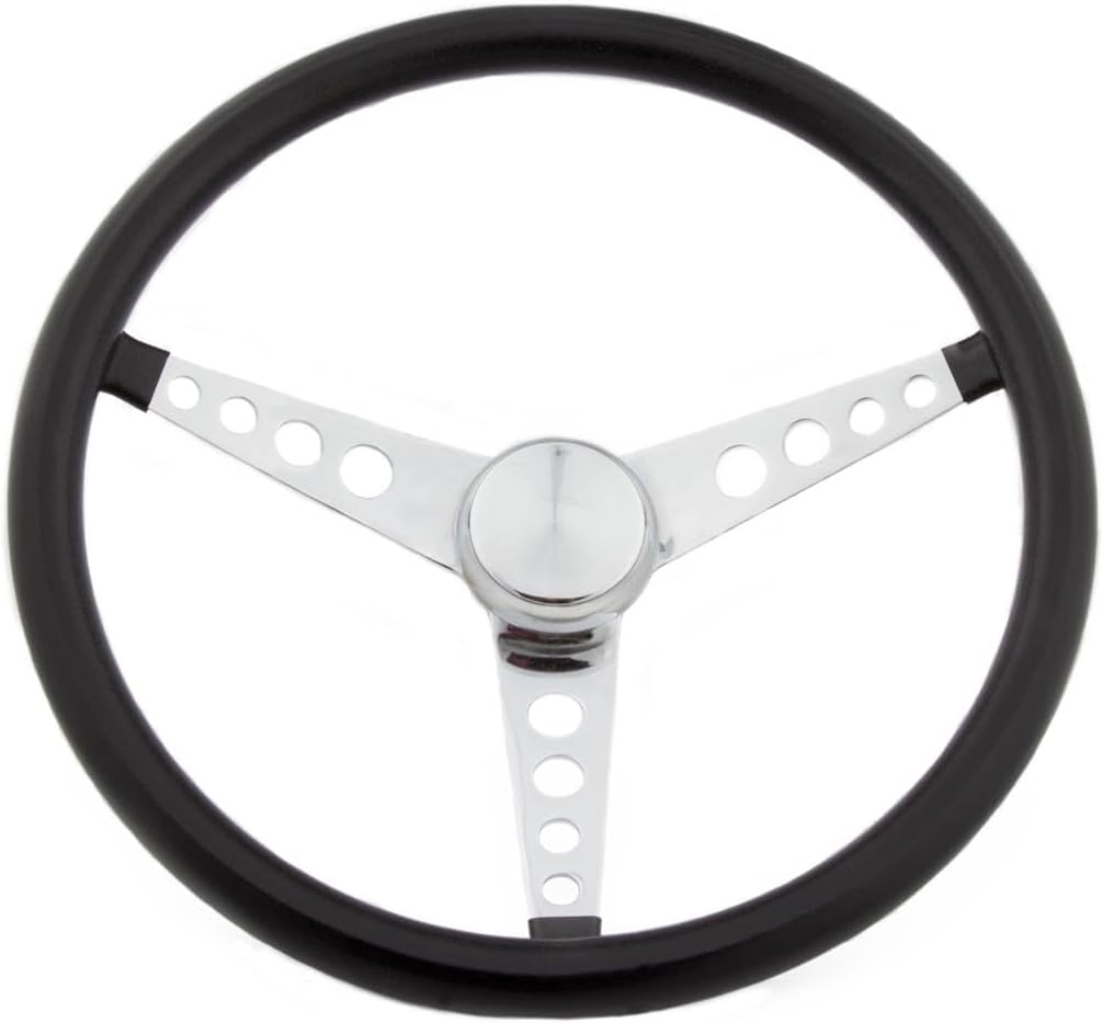 15 Inch Black Vinyl Steering Wheel H641994