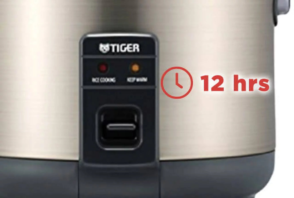5.5-Cup Rice Cooker and Warmer, Stainless Steel Gray I3013