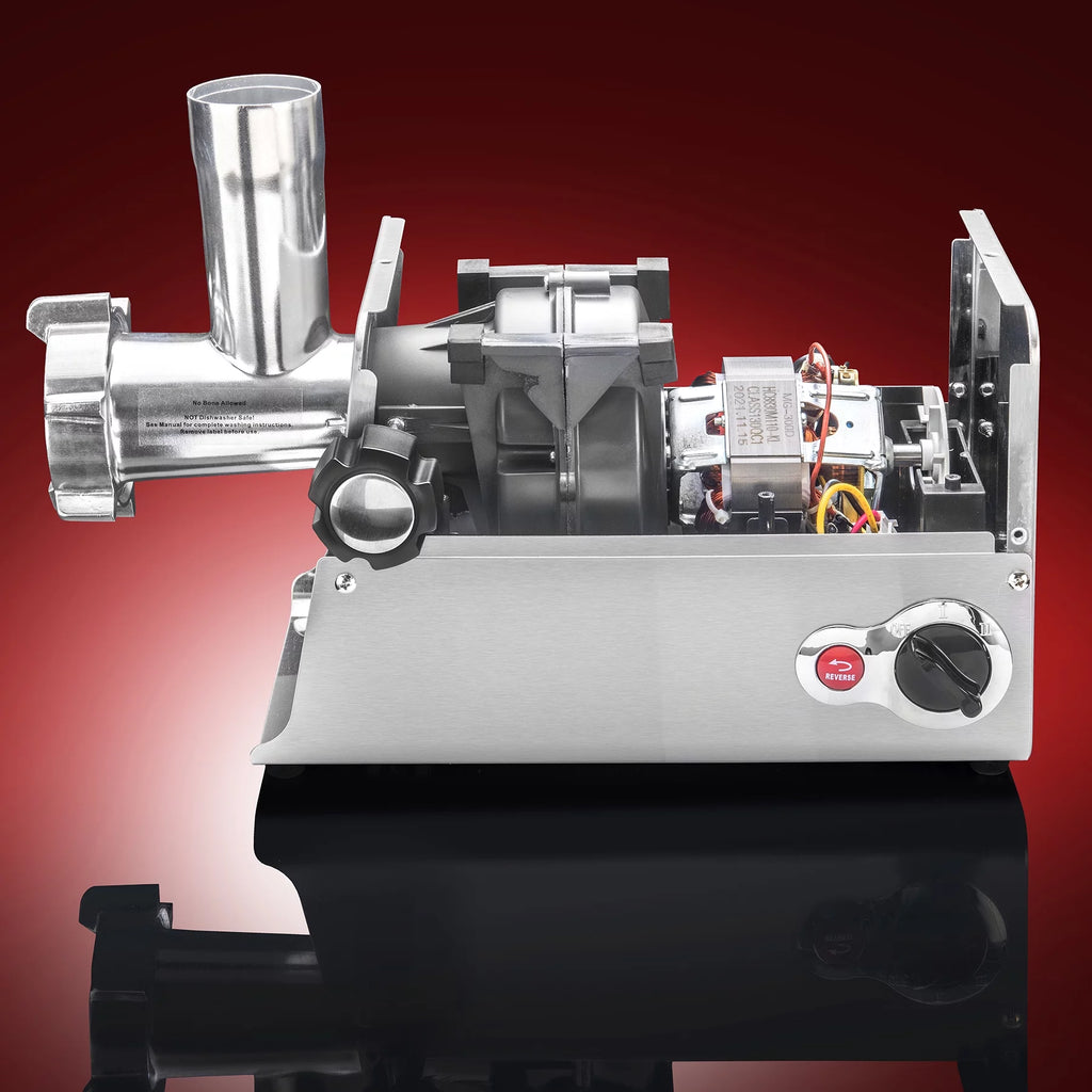Heavy Duty Electric Meat Grinder with 4 Grinding Plates, Sausage Stuffer & Burger Press T6575