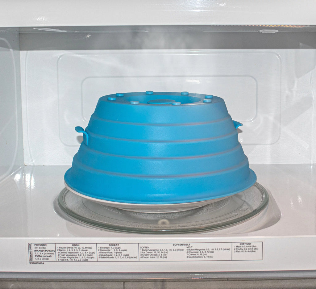 Magnetic Silicone Microwave Cover Lid, Collapsible & Splatter-Proof K86970