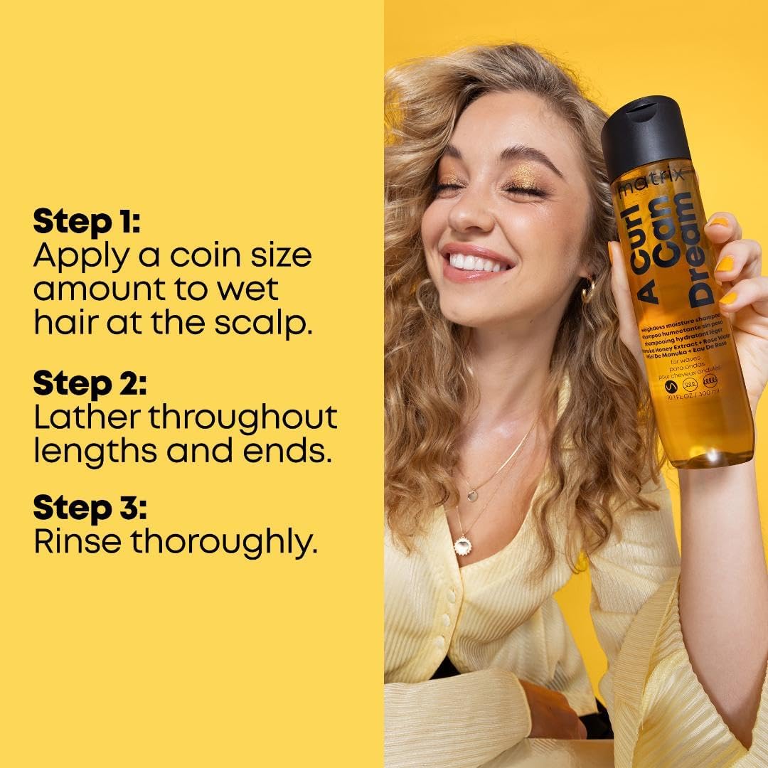 Weightless Moisture Shampoo, Conditioner and Spray Set for Wavy Hair N513542