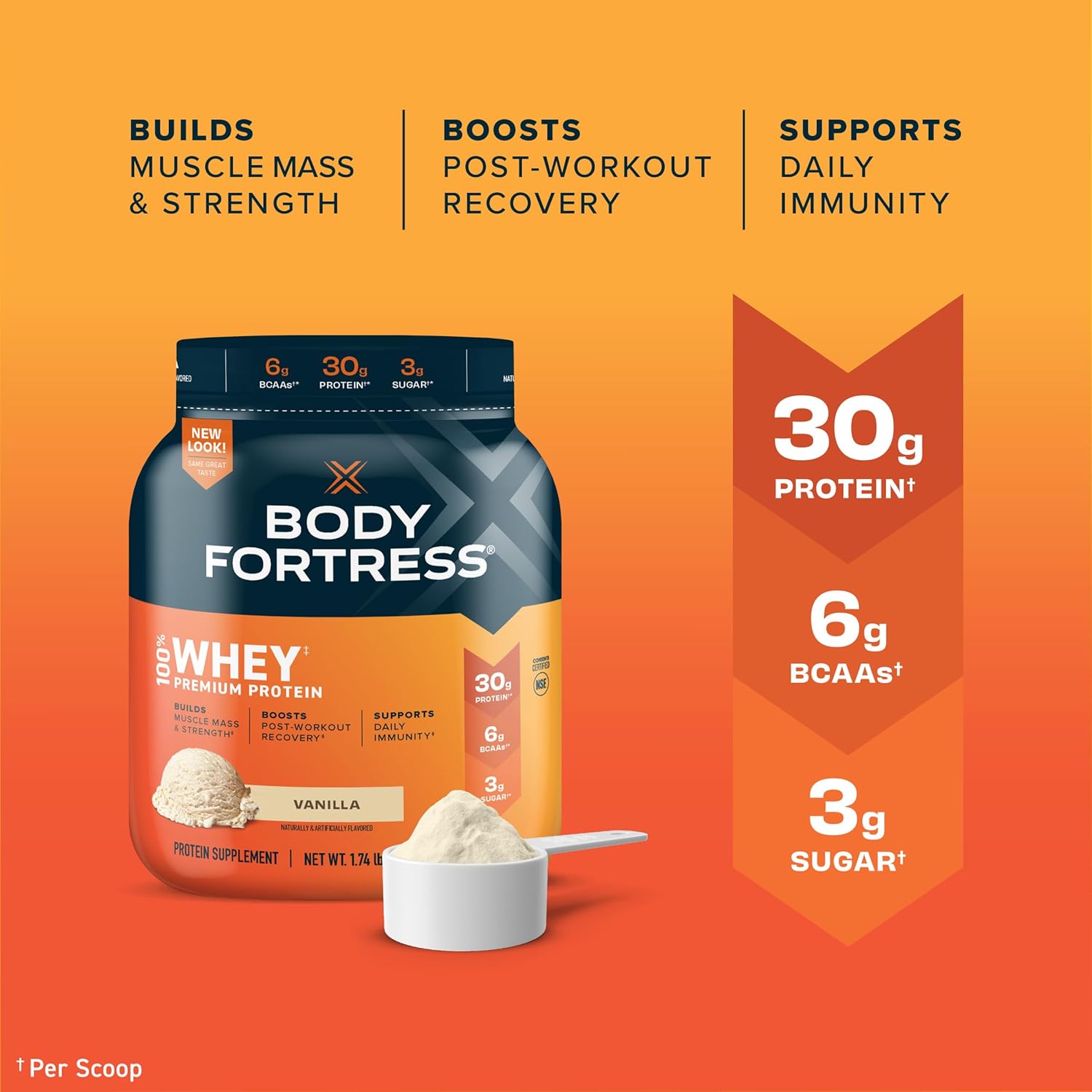 Whey Protein Powder, Vanilla & Chocolate B9150