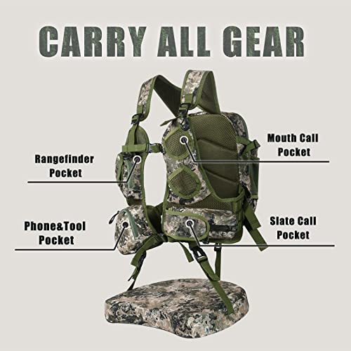 Turkey Hunting Vest with Seat Cushion R9671