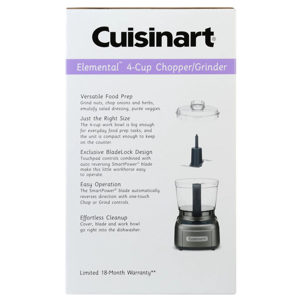4-Cup Food Processor Chopper Grinder F781