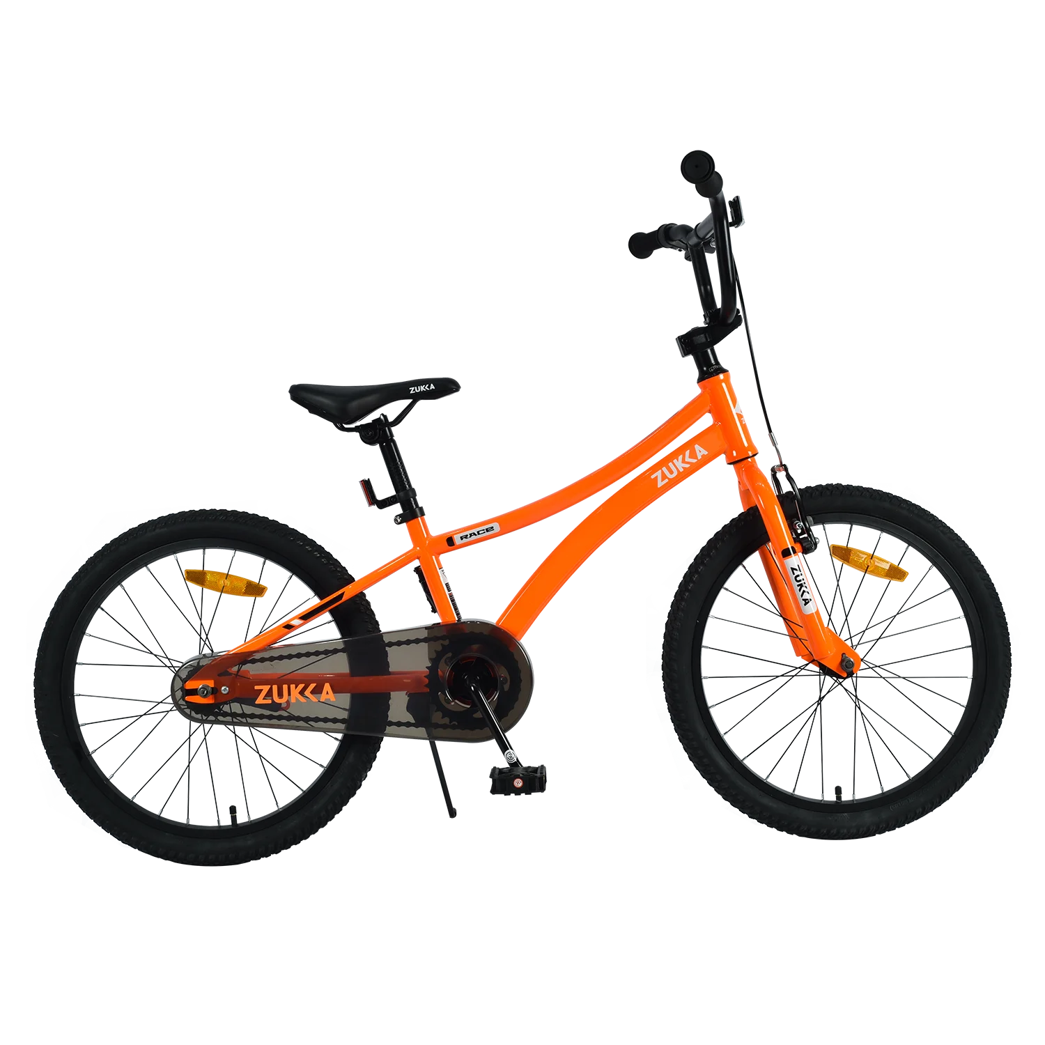 20 Inch Boys Bike for Kids Ages 7-10, Single Speed, Steel Frame, Orange J207351