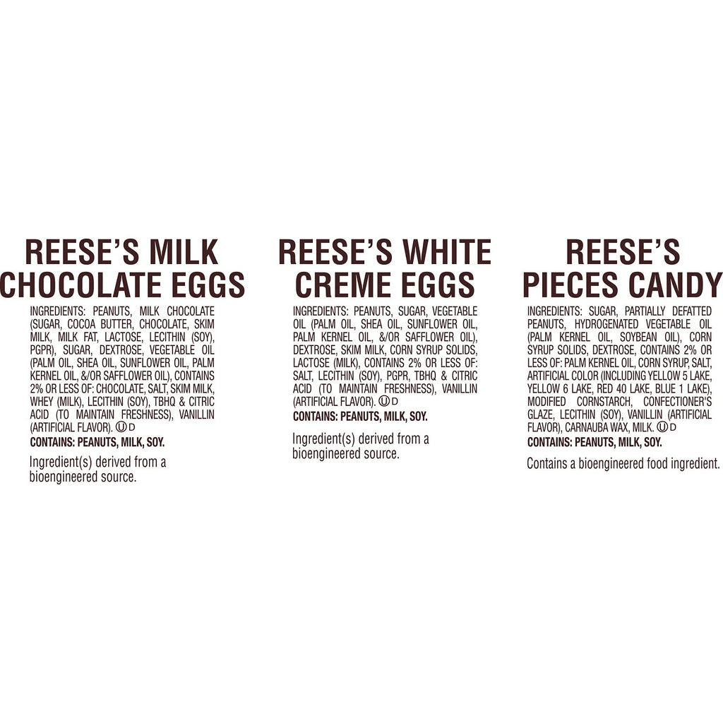 Assorted Peanut Butter Easter Candy, Bulk Variety Bag V554