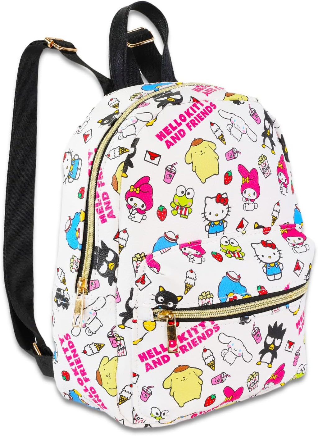 Mini Backpack for Women - 10” Faux Leather Purse with Front Pocket Y4008
