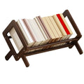 Desktop Bookshelf Bamboo Bamboo Bookshelf, Simple Bay Window Storage Rack, Multipurpose Wood Bookcase for Computer Desk, Small Bedside Bookshelf(Color:B,Size:50 * 21 * 14.5CM)