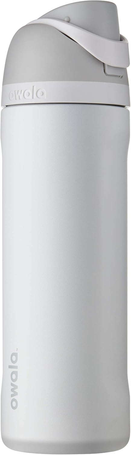 Insulated Stainless Steel Water Bottle with Straw and Protective Silicone Boot K117