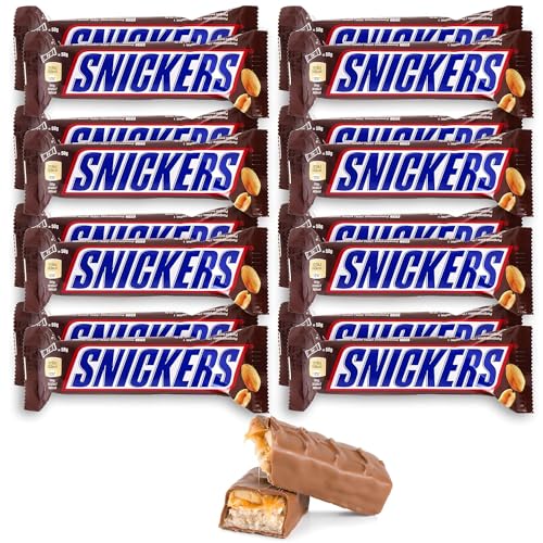 Snickers Single Bar Chocolate Candy, bars of 1.86oz each- 1.86oz (36PACK)