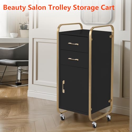 Salon Storage Trolley Cart with Wheels for Hair Stylist S96331