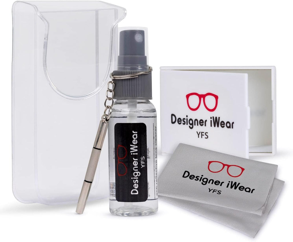 Geometric Sunglasses for Men with Eyewear Kit B21097