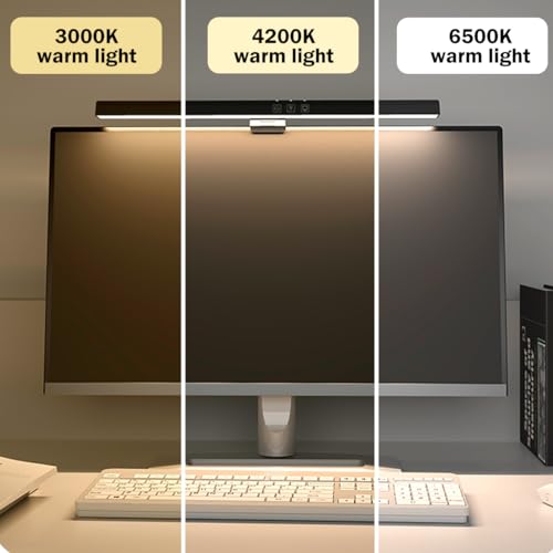 LED Monitor Light Bar with Eye Protection Clip for Desk F101387