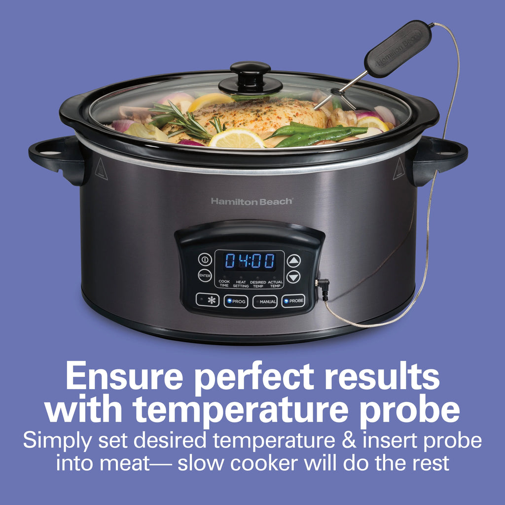 Programmable Slow Cooker, 6 Quart, Removable Crock C700206