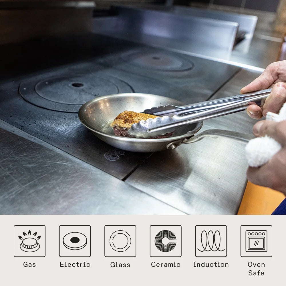 8-inch Stainless Steel Frying Pan L2180