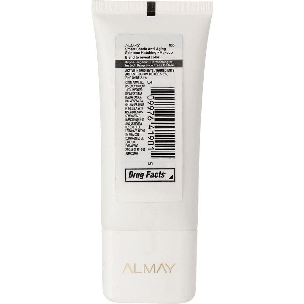 Anti-Aging Foundation, Medium Coverage, Natural Finish with SPF 20, Hypoallergenic, 1 Oz W2890