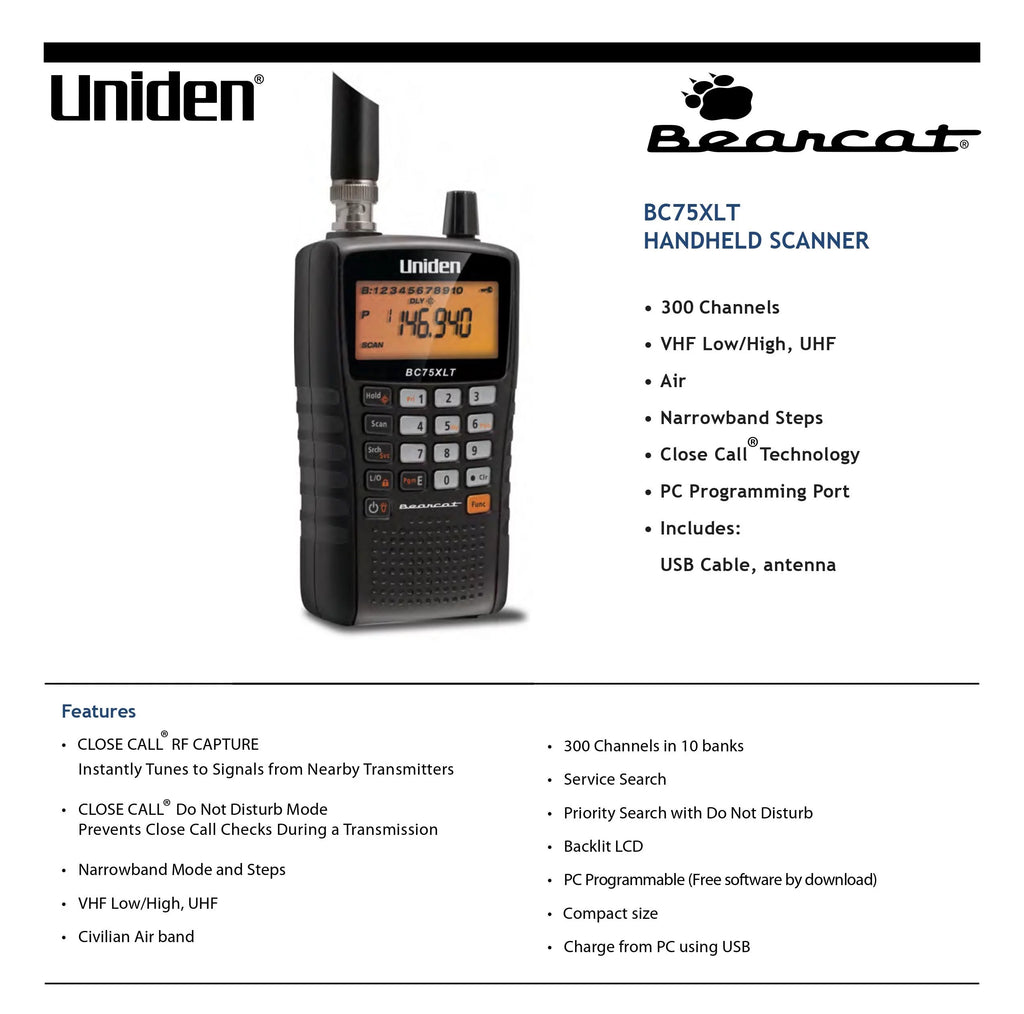 Handheld Scanner with Antenna D868
