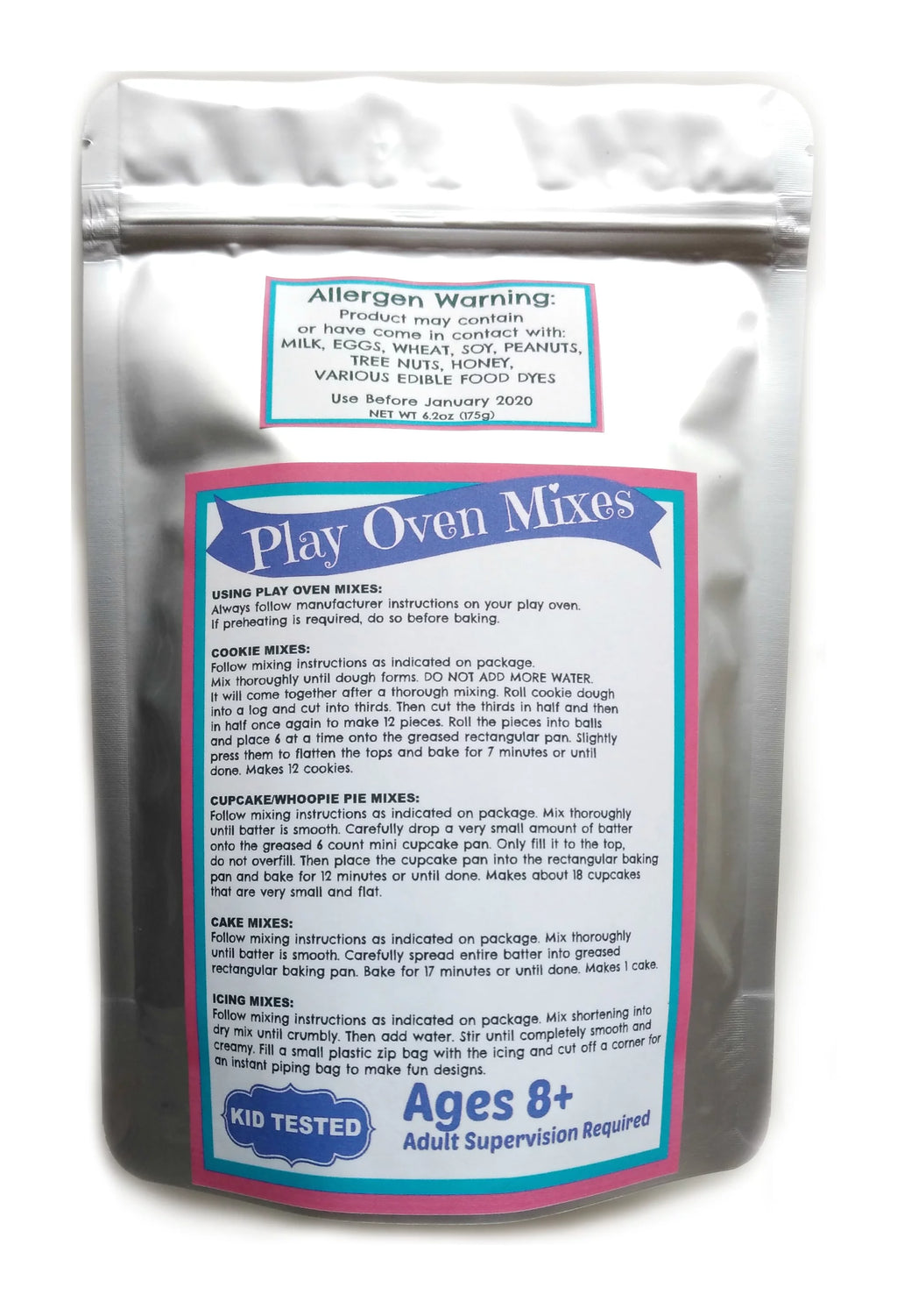 Easy Bake Oven Mixes Refill Kit 4 Cookie Super Pack T871