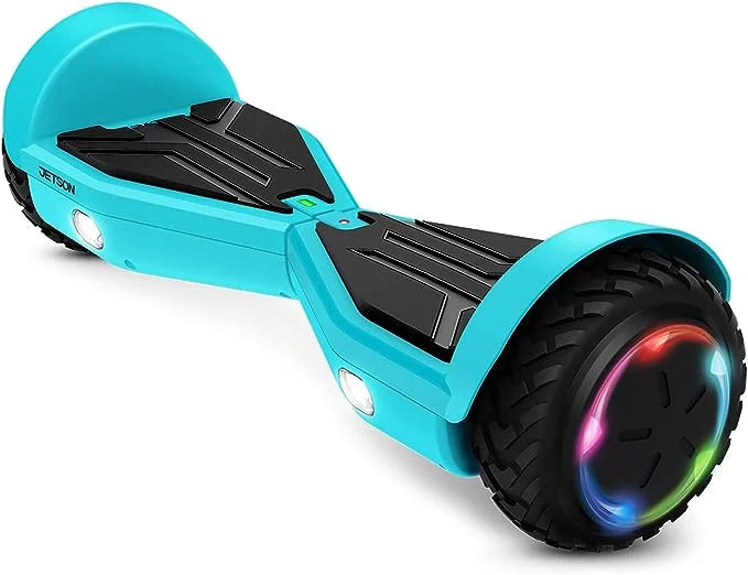 Open Box Jetson Spin All Terrain Hoverboard with LED Light-up Wheels JAERO - BLUE