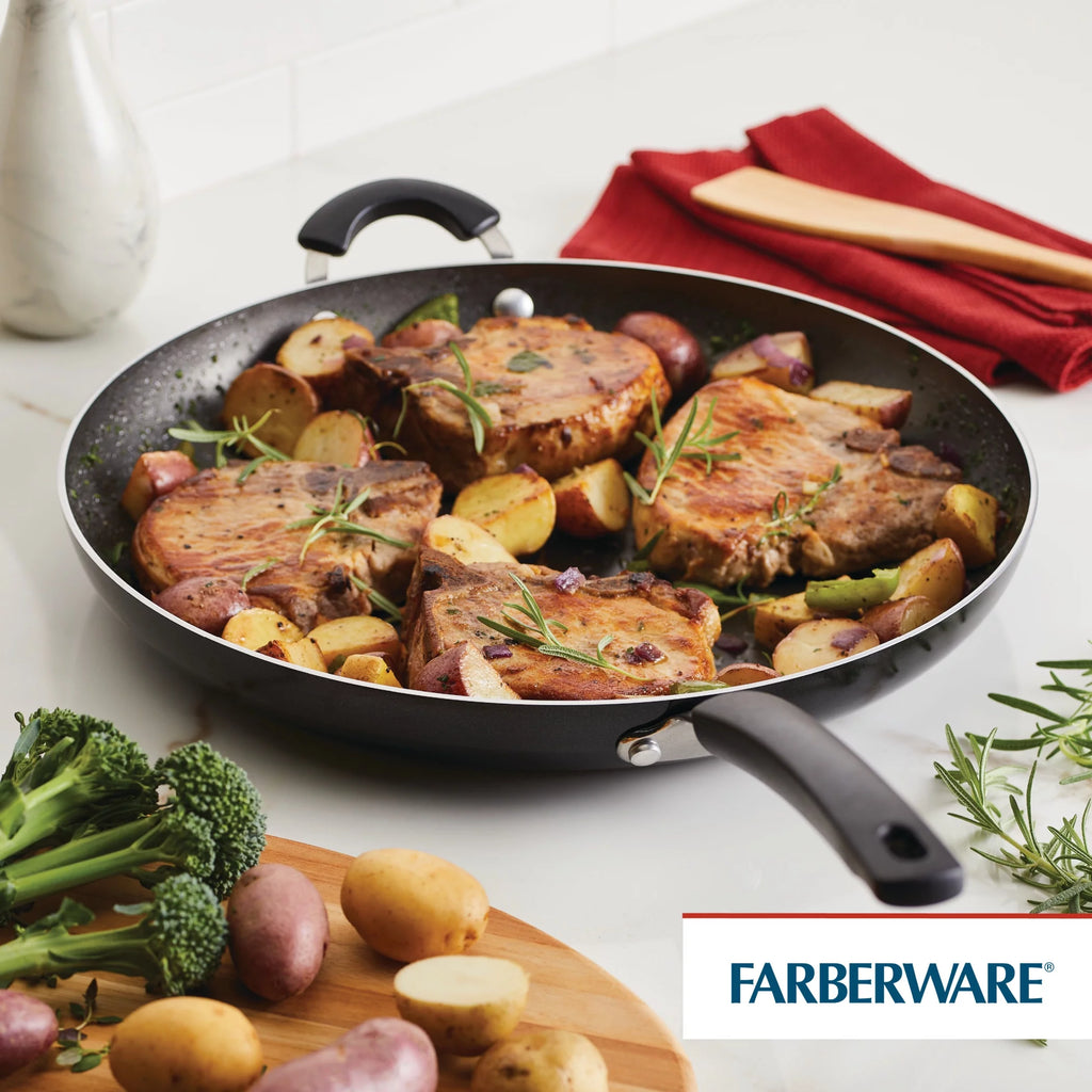 Nonstick Frying Pan with Helper Handle, 14 Inch J393549