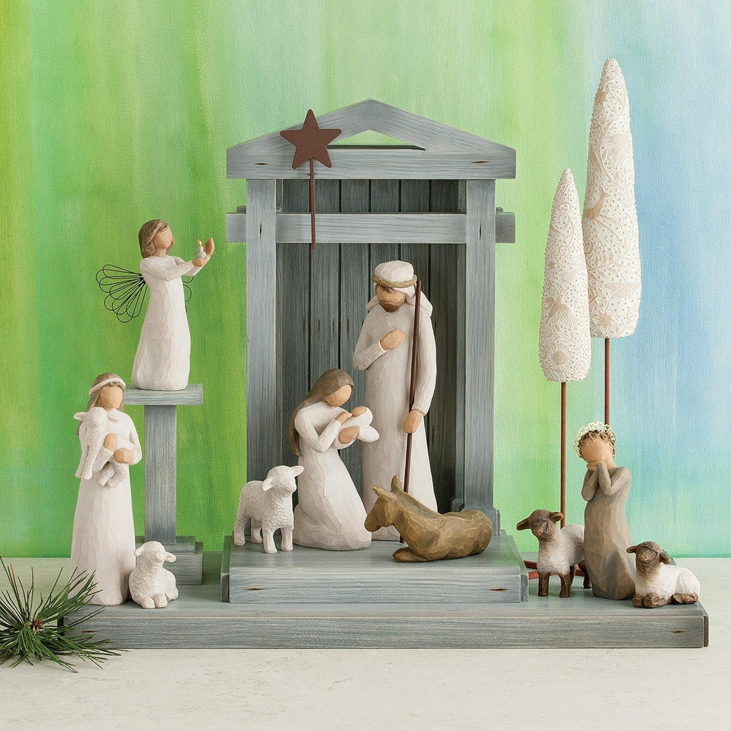 Angel Stand, hand-painted nativity accessory U605