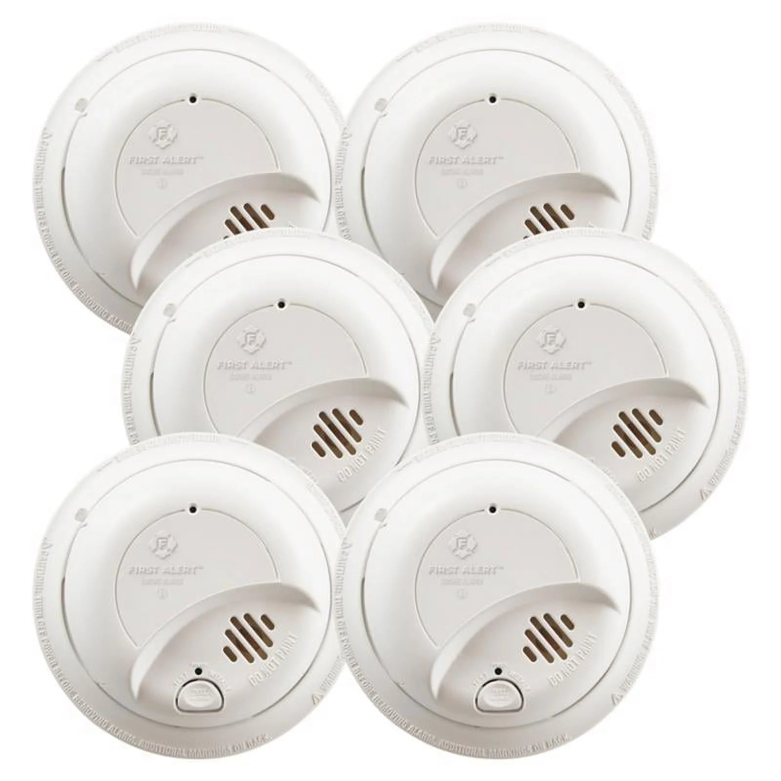 Hardwired Smoke and Fire Detector with Battery Backup V6461